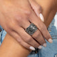 Edgy Effulgence - Silver - Paparazzi Ring Image