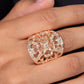 Transfixed Treasure - Rose Gold - Paparazzi Ring Image