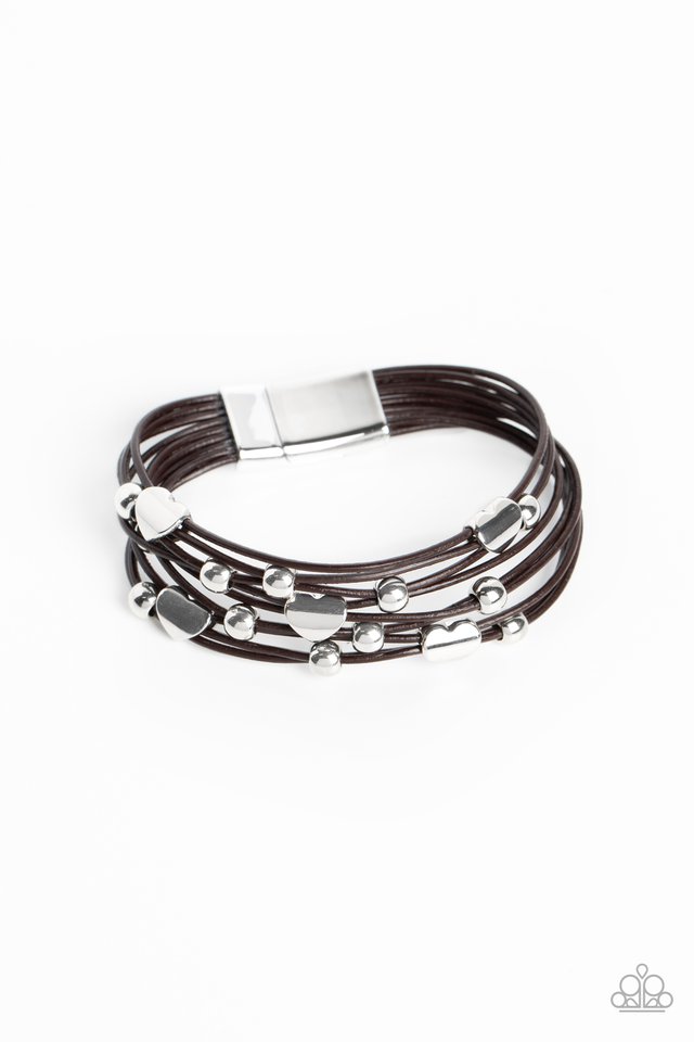 Aphrodite Ascending - Brown - Paparazzi Bracelet Image