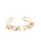 Uniquely Untapped - Gold - Paparazzi Bracelet Image