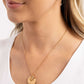 Flourishing Faith - Gold - Paparazzi Necklace Image