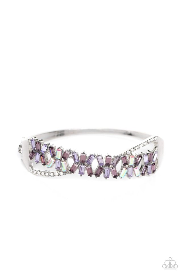 Timeless Trifecta - Purple - Paparazzi Bracelet Image