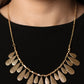 Compelling Confetti - Gold - Paparazzi Necklace Image