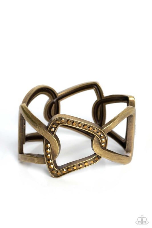 Alternative Attitude - Brass - Paparazzi Bracelet Image