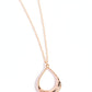 Subtle Season - Rose Gold - Paparazzi Necklace Image