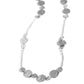 Elongated Elegance - Silver - Paparazzi Necklace Image