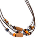 Wish You WOOD - Orange - Paparazzi Necklace Image