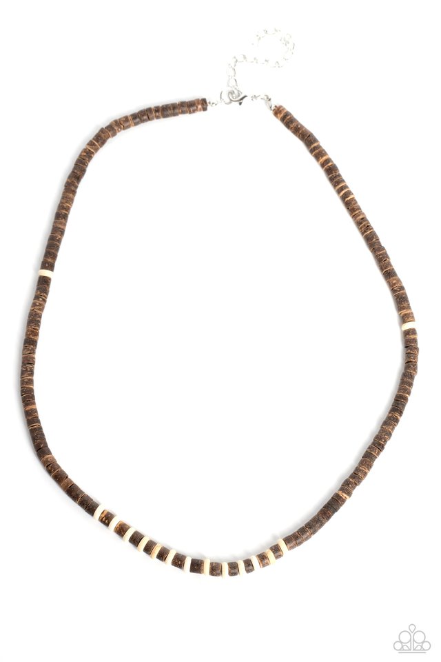 The WOOD Times - White - Paparazzi Necklace Image