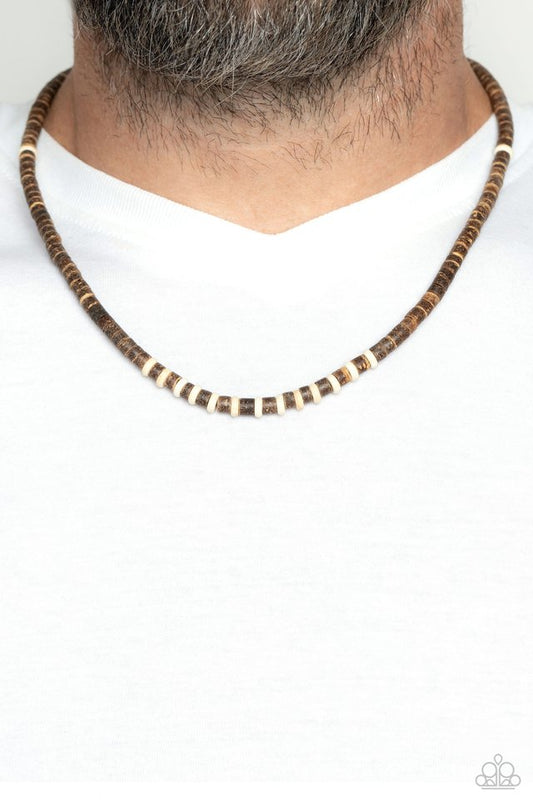 The WOOD Times - White - Paparazzi Necklace Image