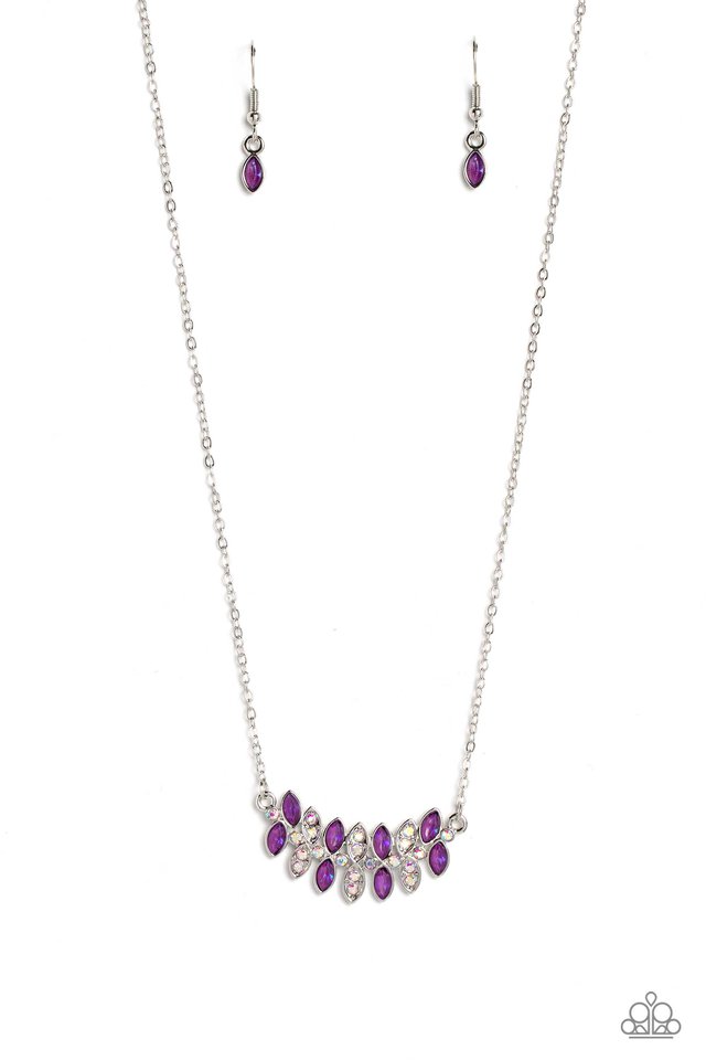 Lustrous Laurels - Purple - Paparazzi Necklace Image