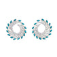 Firework Fanfare - Blue - Paparazzi Earring Image