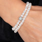 Countess Cutie - White - Paparazzi Bracelet Image