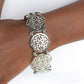 Filigree Fanfare - Silver - Paparazzi Bracelet Image