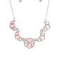 Dancing Dimension - Pink - Paparazzi Necklace Image