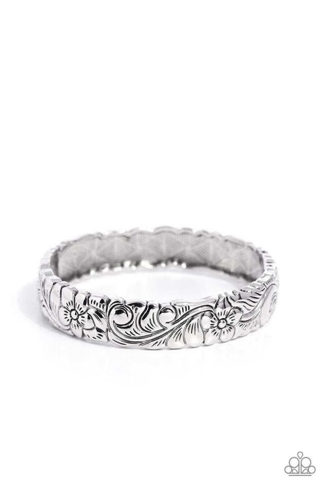 Grounded Grace - Silver - Paparazzi Bracelet Image