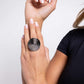 Dizzying Delight - Black - Paparazzi Ring Image