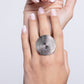 Dizzying Delight - Silver - Paparazzi Ring Image