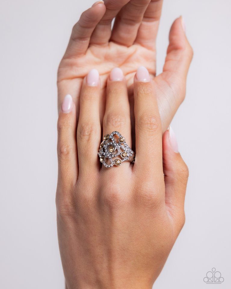 High-Class Honor - Brown - Paparazzi Ring Image