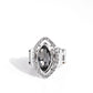 Marquise Majesty - Silver - Paparazzi Ring Image