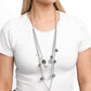 Dynasty Dance - Silver - Paparazzi Necklace Image