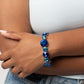 Pulsera Paparazzi ~ Resplandor refrescante - Azul