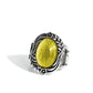 Plaited Pattern - Yellow - Paparazzi Ring Image