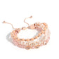 Pulsera Paparazzi ~ Dewy Delight - Oro rosa