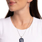 Emerald Energy - Blue - Paparazzi Necklace Image