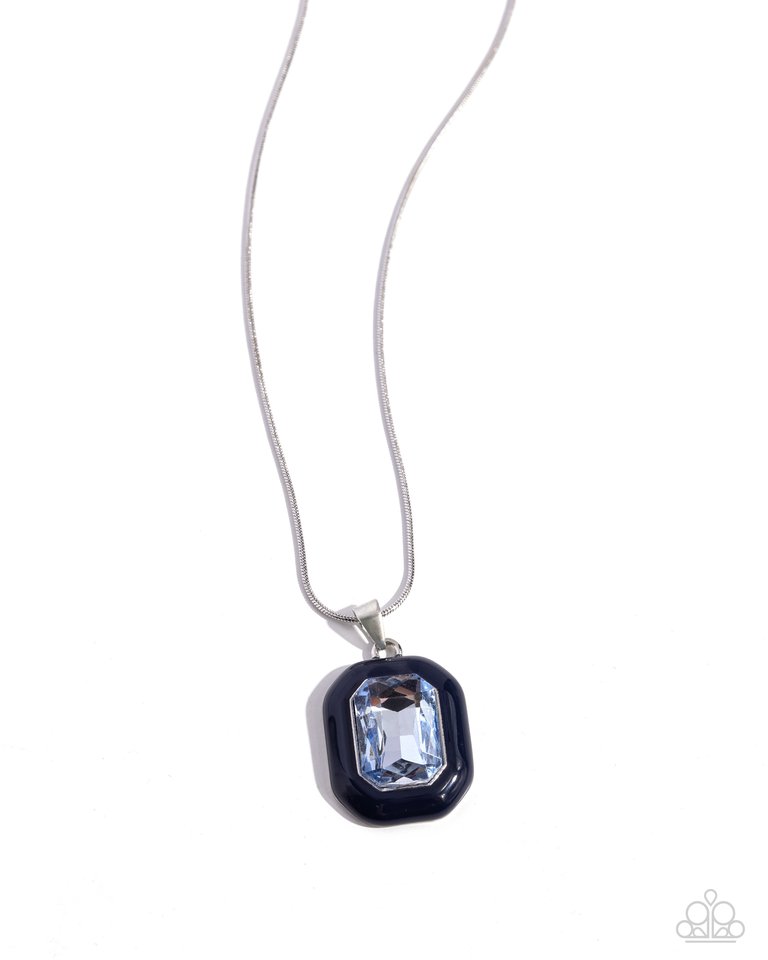 Emerald Energy - Blue - Paparazzi Necklace Image