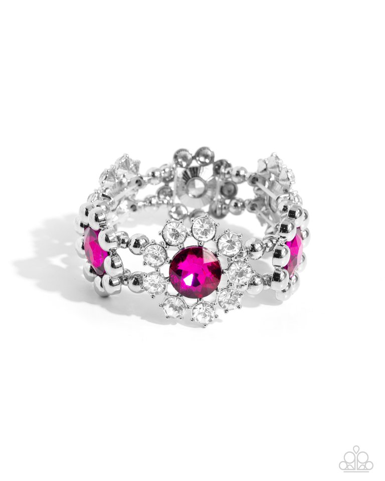 Pact of Petals - Pink - Paparazzi Bracelet Image