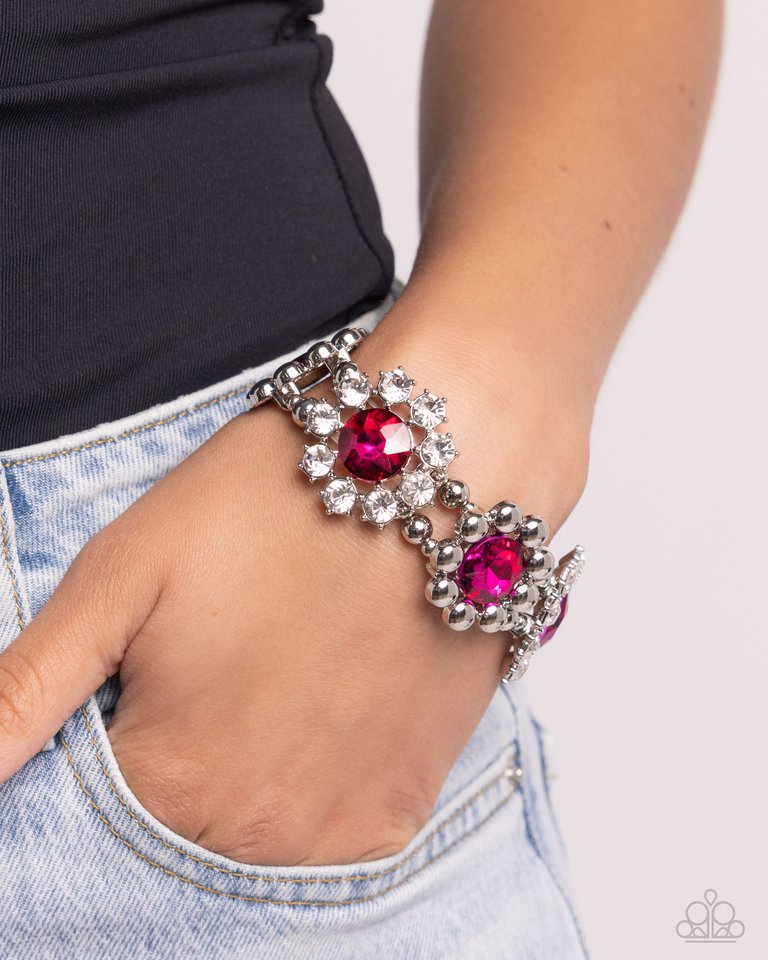 Pact of Petals - Pink - Paparazzi Bracelet Image