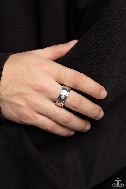 Seize the Sophistication - White - Paparazzi Ring Image