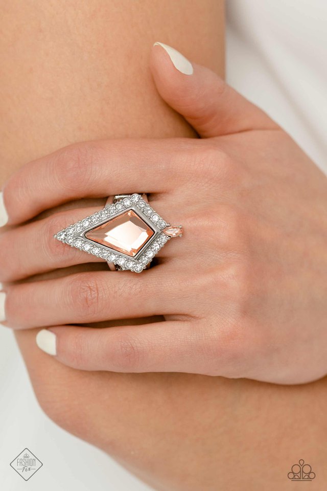 Stylish Studio - Orange - Paparazzi Ring Image