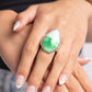 Never Say TIE DYE - Green - Paparazzi Ring Image