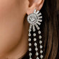 Torrential Twinkle - White - Paparazzi Earring Image