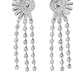 Torrential Twinkle - White - Paparazzi Earring Image