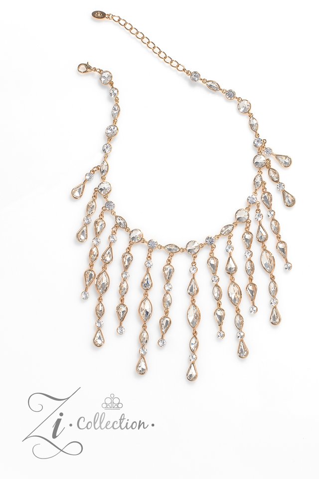 Alluring - Gold - Paparazzi Necklace Image