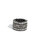 Smoldering Spectacle - Black - Paparazzi Ring Image