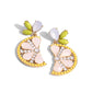 Slice of Summer - Yellow - Paparazzi Earring Image