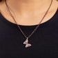 Paparazzi Necklace ~ Butterfly Lullaby - Copper