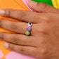 Colorblock Chic - Multi - Paparazzi Ring Image