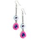 Colorblock Canvas - Multi - Paparazzi Earring Image