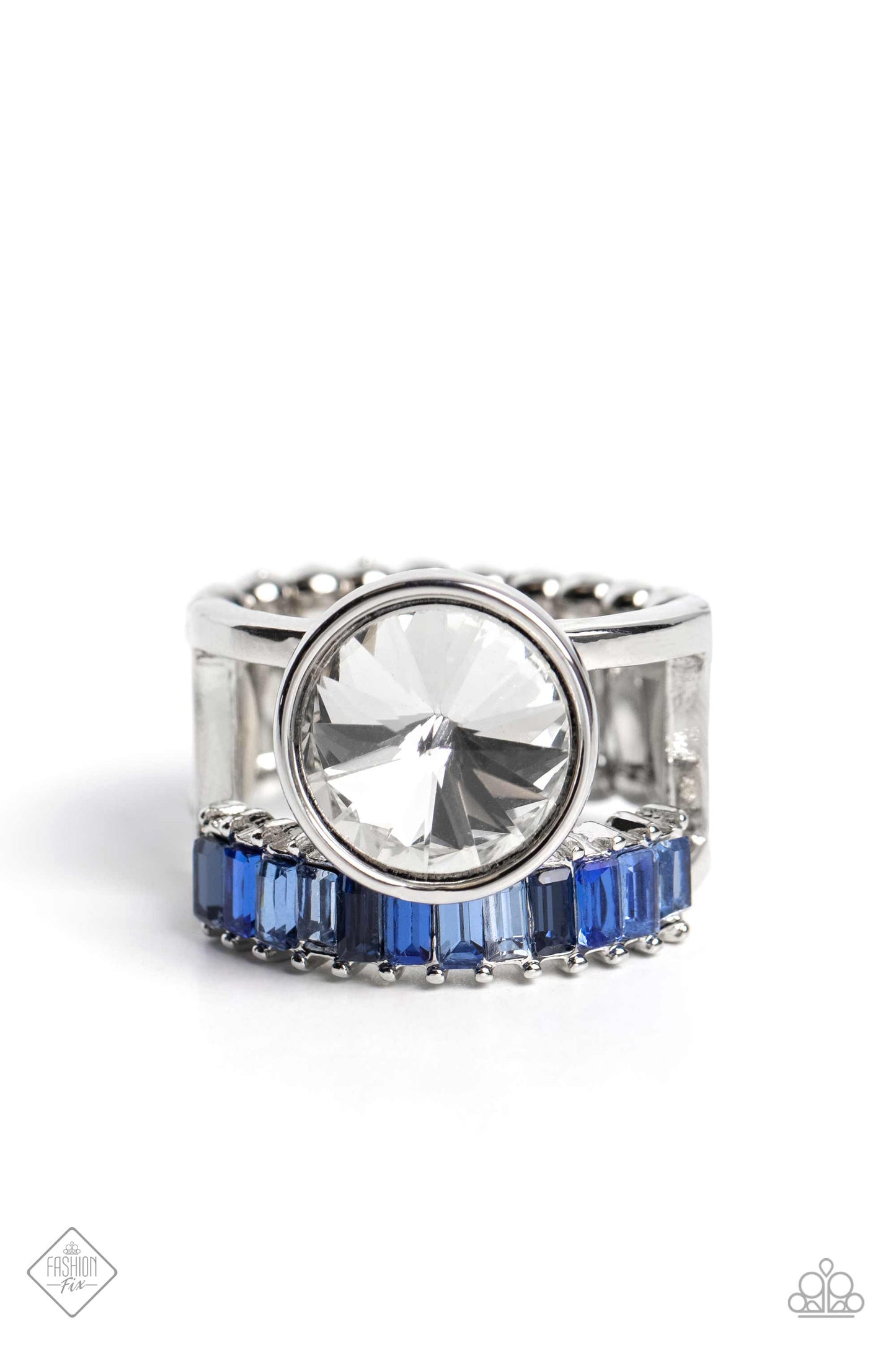 Paparazzi Ring ~ Balanced Bravura - Blue