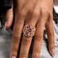 Glistening Gentry - Rose Gold - Paparazzi Ring Image