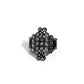 Honeycomb Haute - Black - Paparazzi Ring Image