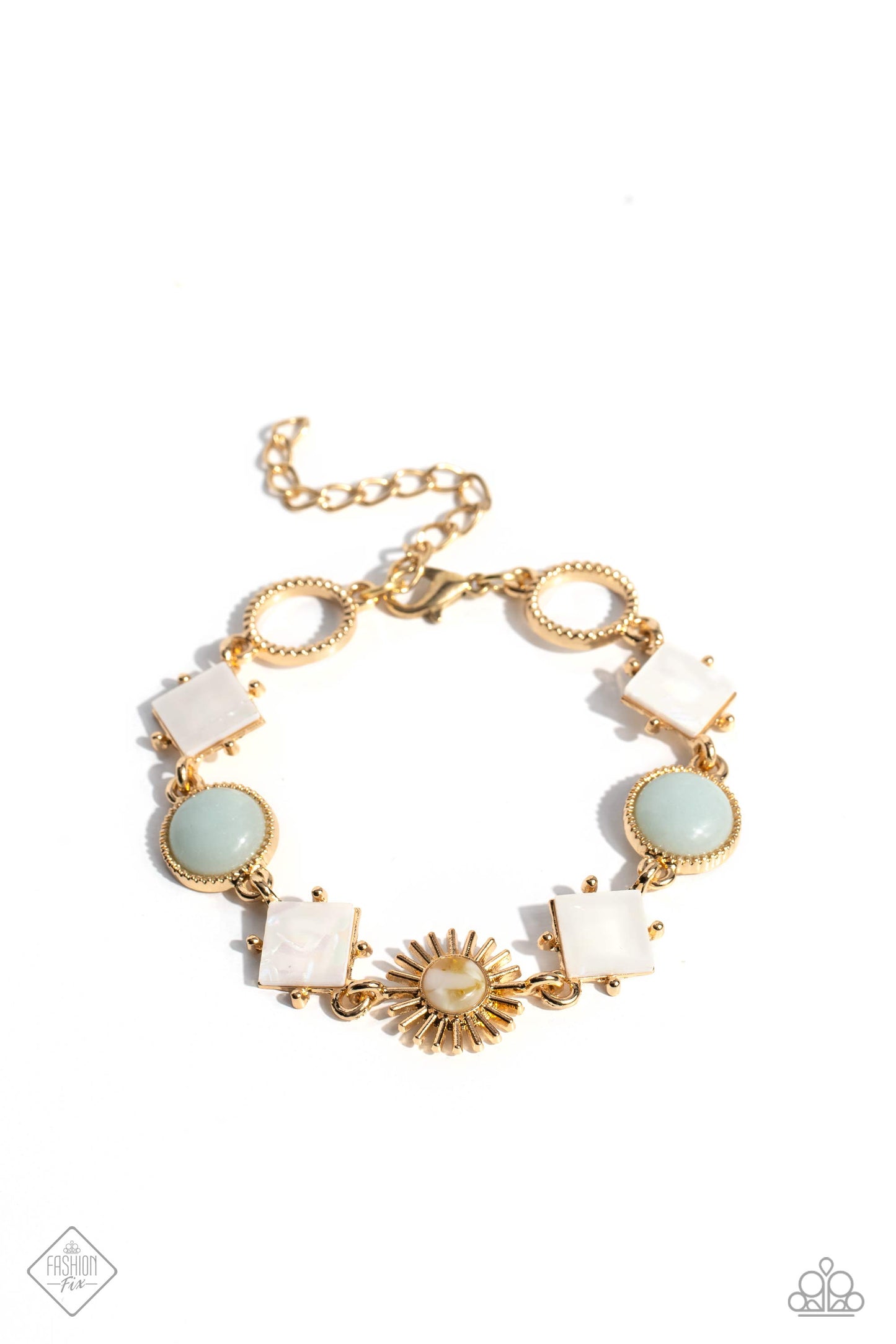 Pulsera Paparazzi ~ Sunburst Splendor - Oro