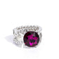 Scintillating Swirl - Pink - Paparazzi Ring Image