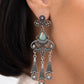 Paparazzi Earring ~ Revered Rustic - Blue