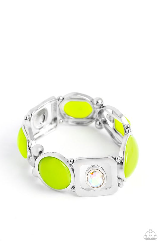 Majestic Mashup - Green - Paparazzi Bracelet Image