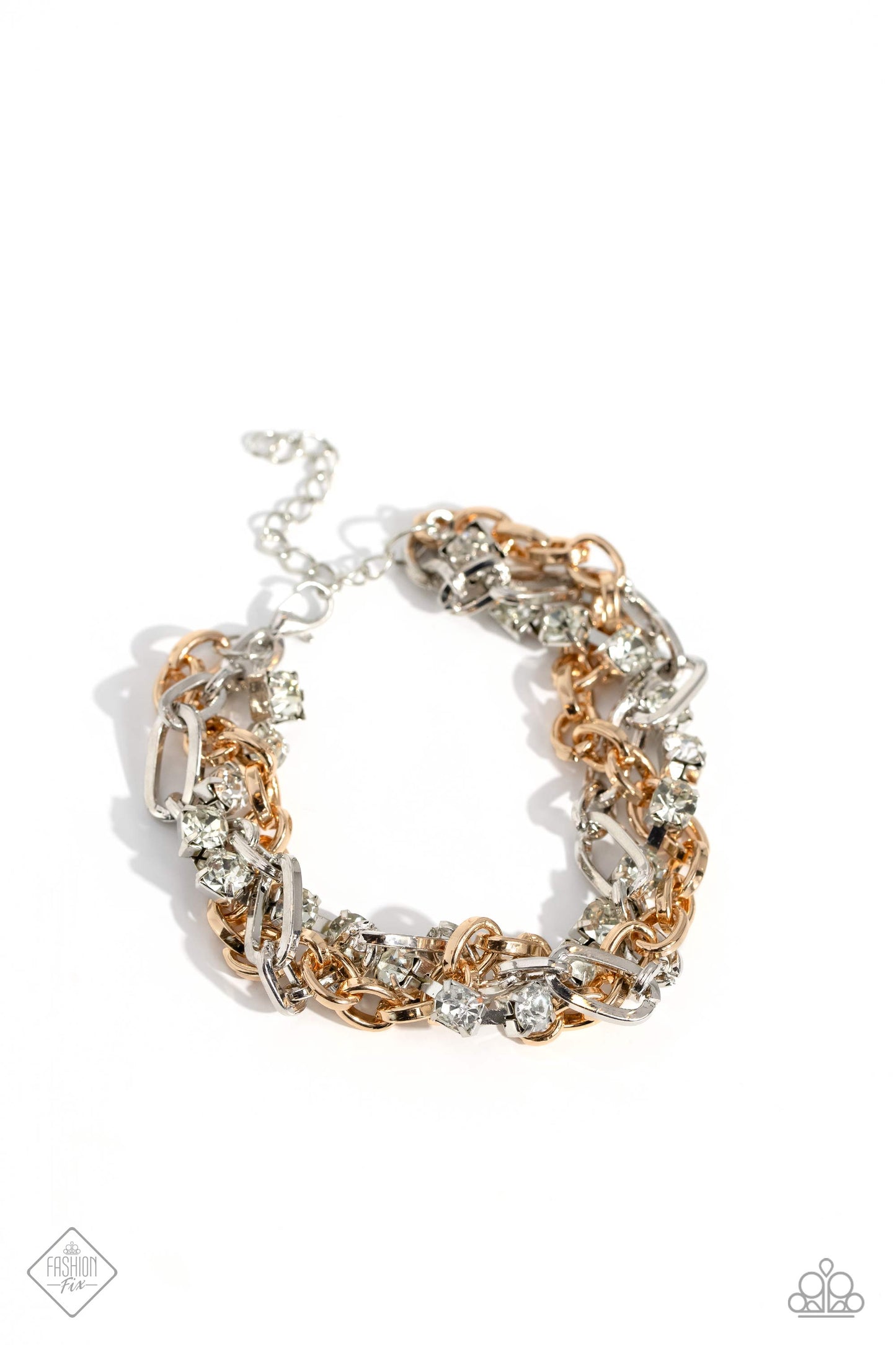 Paparazzi Bracelet ~ Two-Tone Taste - Multi